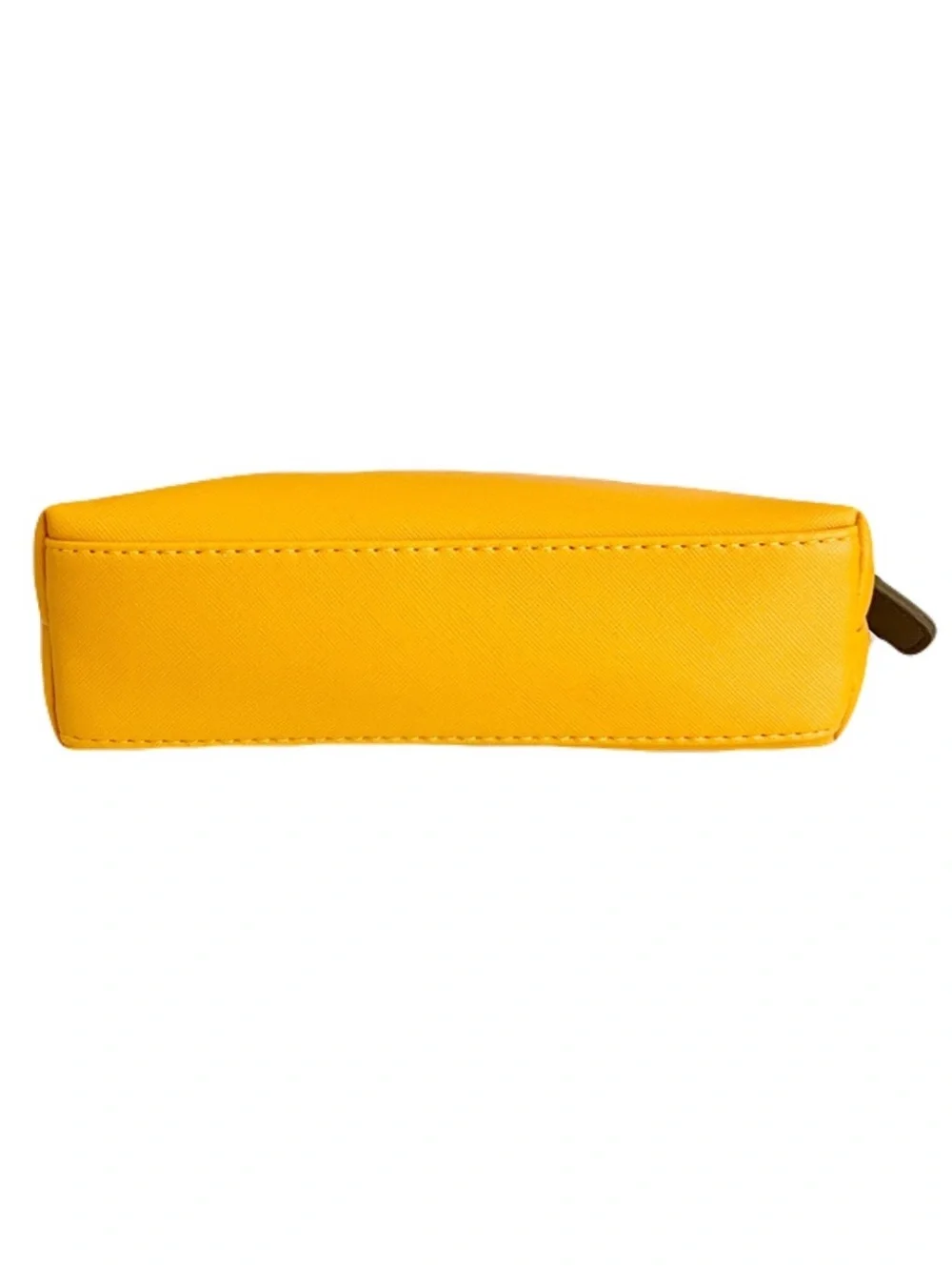 Bric’s Mustard Yellow Saffiano Makeup Toiletry Bag